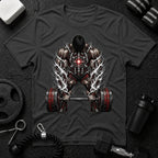 Muscular Deadlift Redline - T-shirt - Dark Heather
