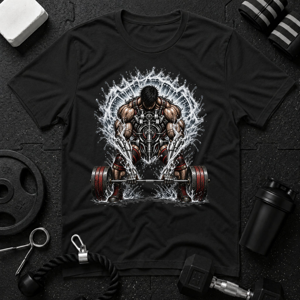 Muscular Deadlift Water - T-shirt - Black