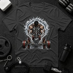 Muscular Deadlift Water - T-shirt - Dark Heather