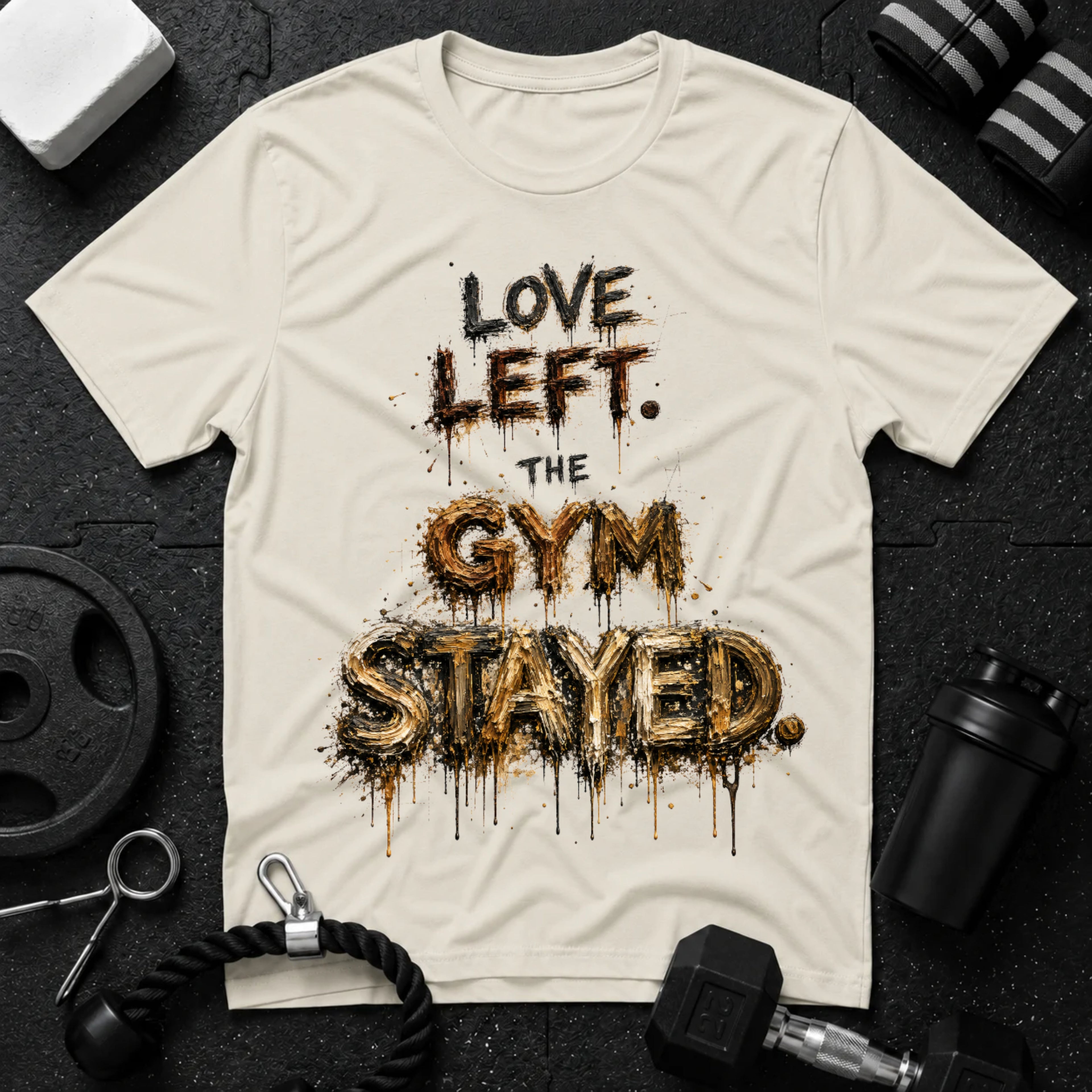 Love Left. The Gym Stayed