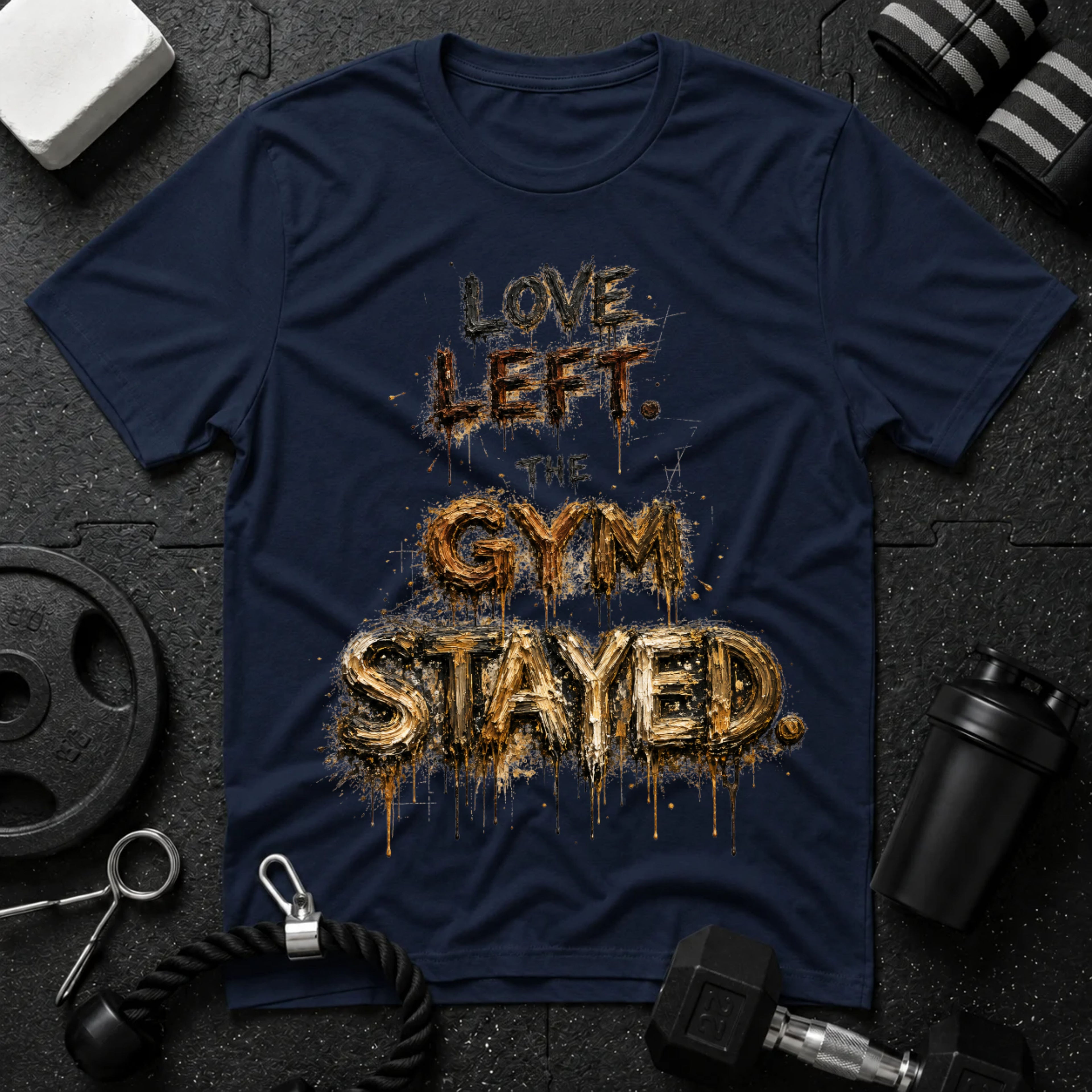 Love Left. The Gym Stayed