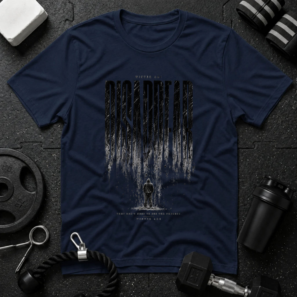 Dissapear Navy T-shirt mockup