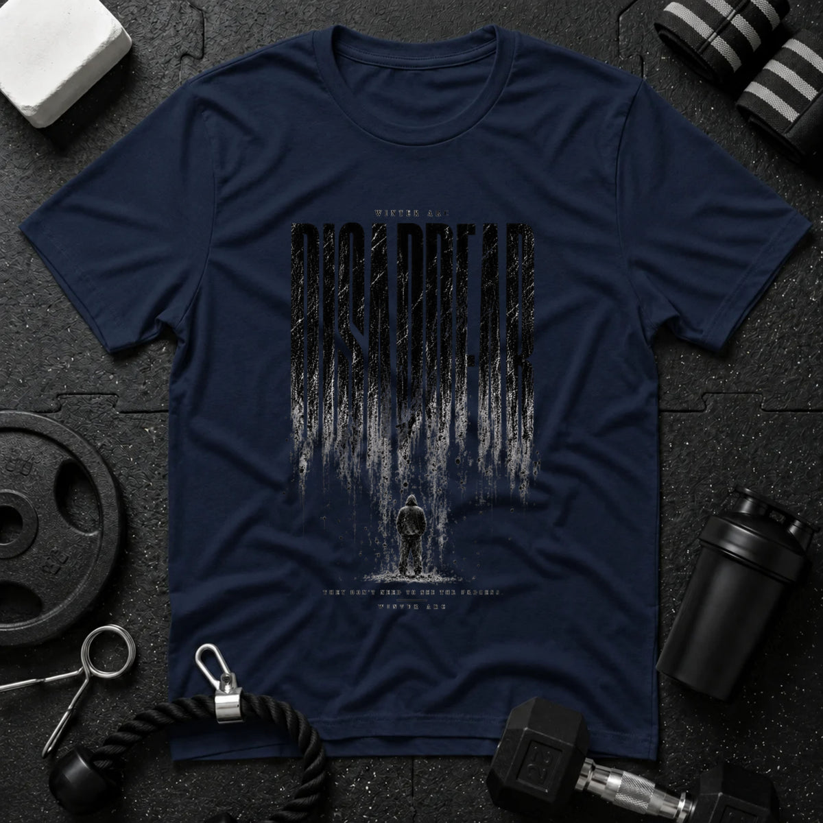 Dissapear Navy T-shirt mockup