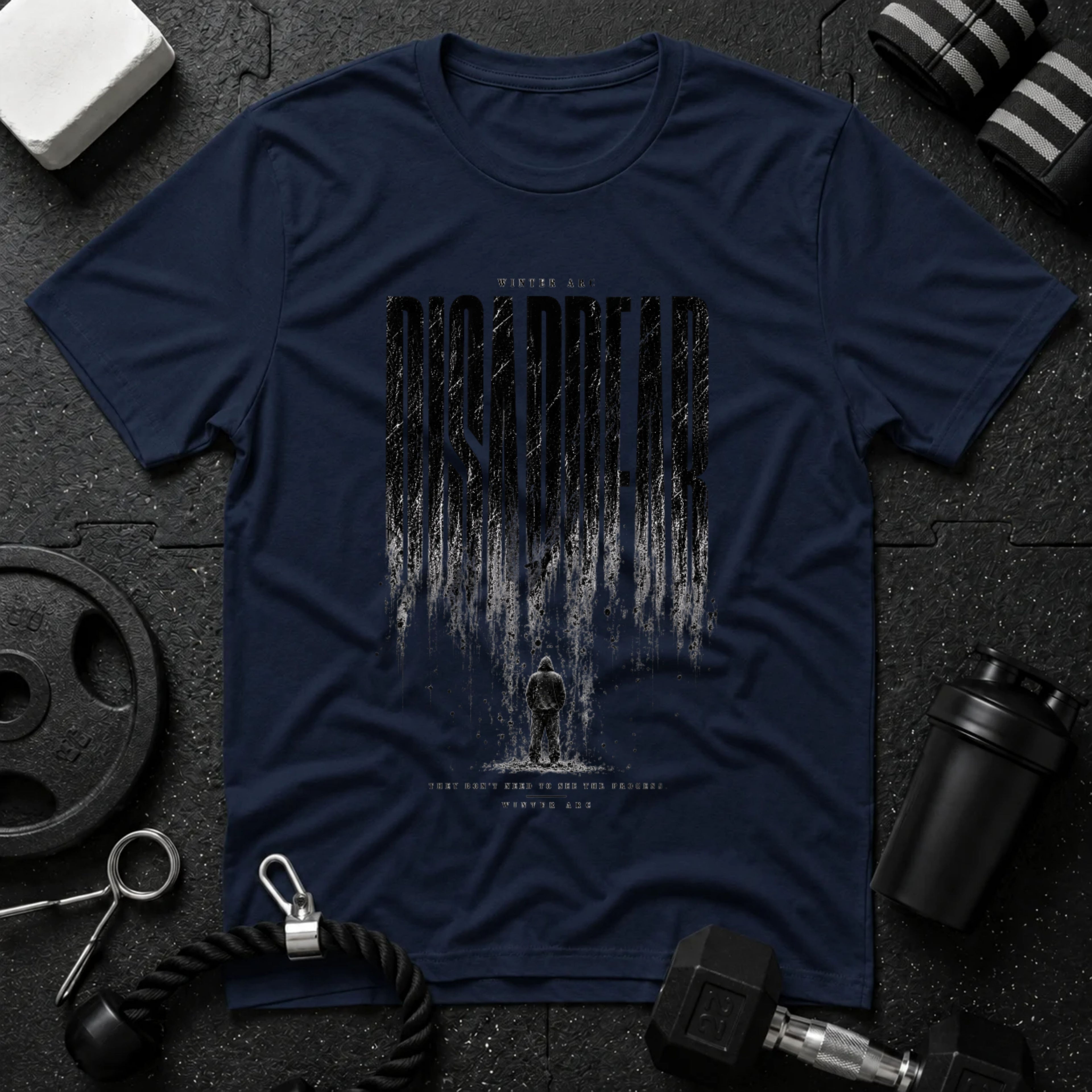 Dissapear Navy T-shirt mockup