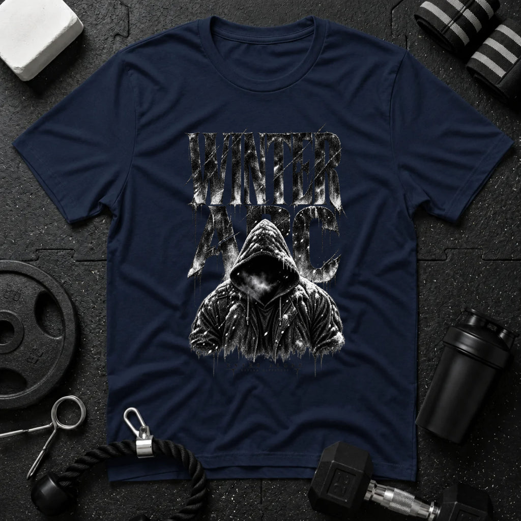 Enter Alone Navy T-shirt mockup