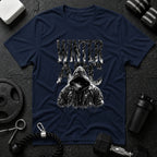Enter Alone Navy T-shirt mockup