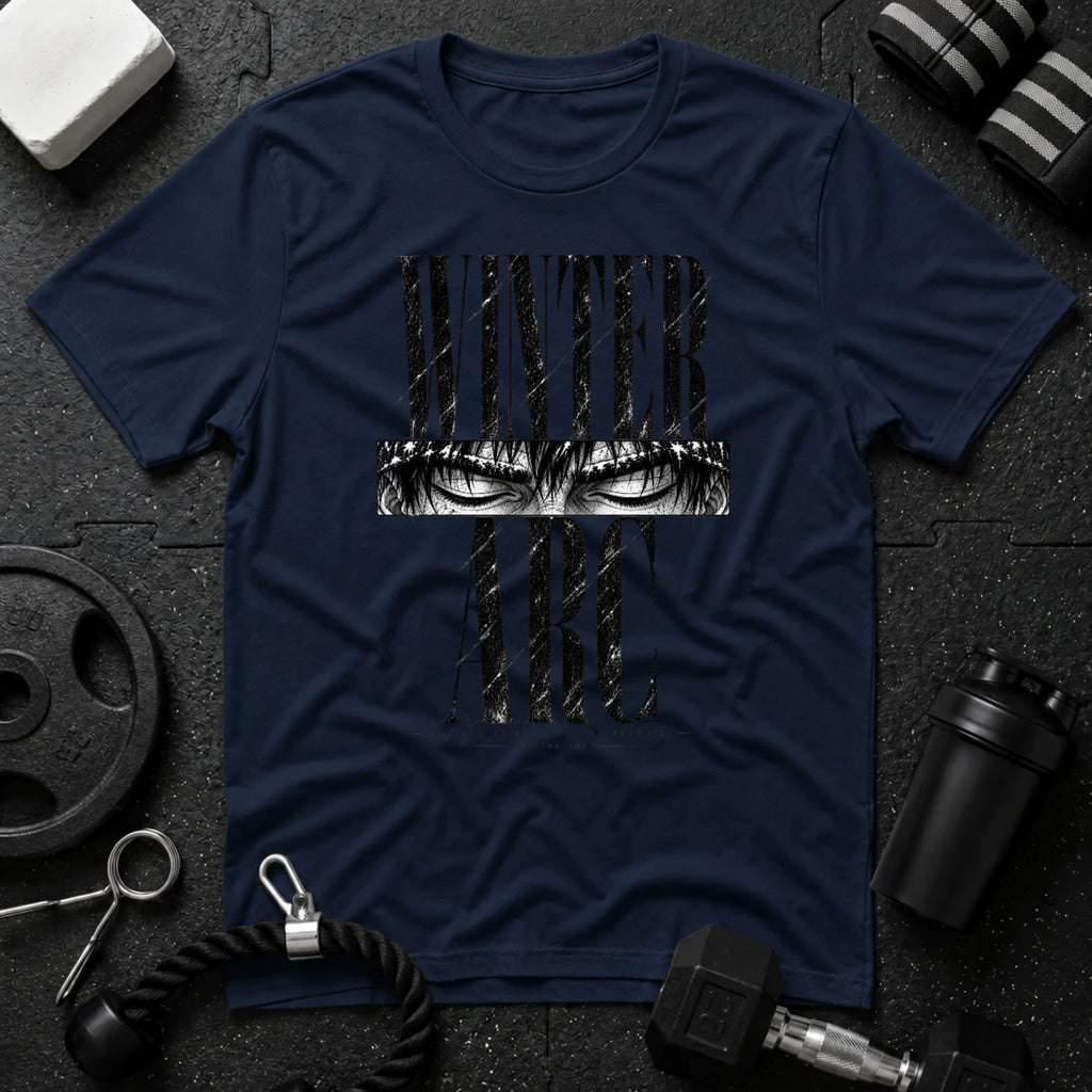 Winter Arc Silence Navy T-shirt mockup