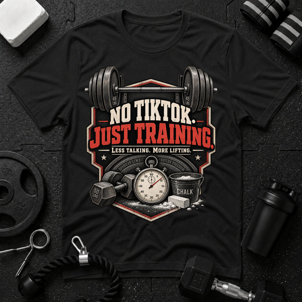No TikTok, Just Training T-shirt