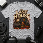 On leg day Sport Grey T-shirt mockup