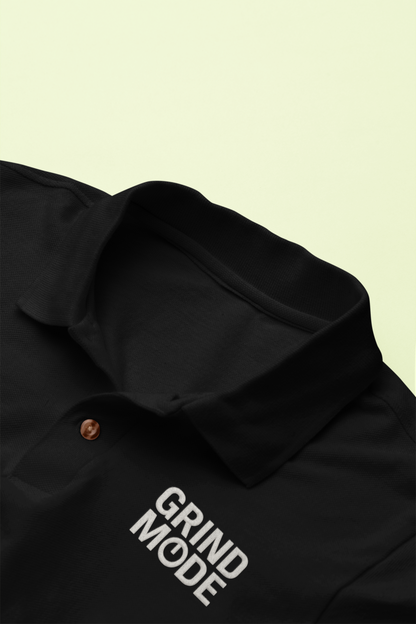 Unisex Performance Polo Shirt - 'Grind Mode' - Athletic Wear, Workout Tee, Gift for Gym Lovers, Casual Style, Sports Apparel