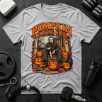 Pumpkin Carving Sport Grey T-shirt mockup