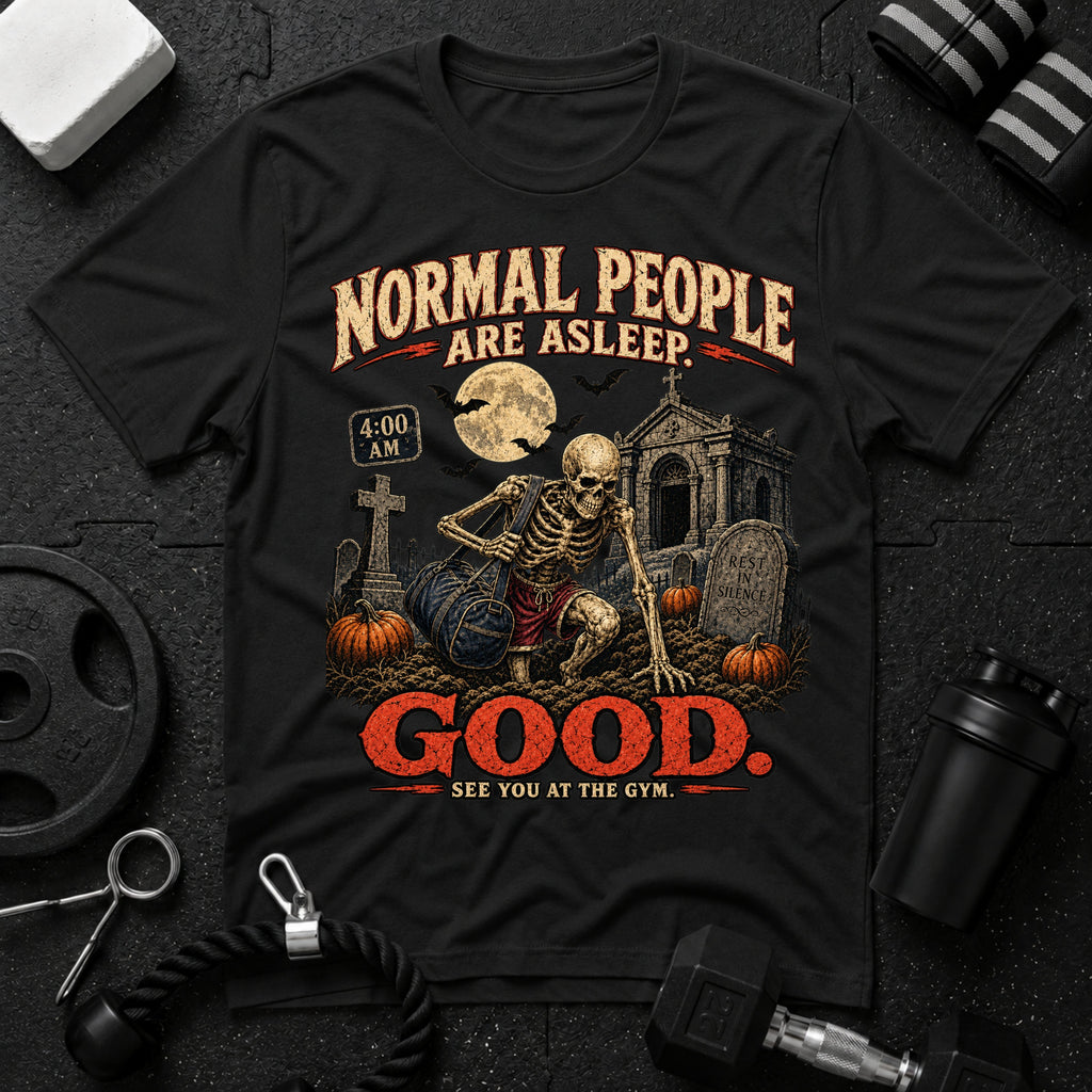 See you at the gym Black T-shirt mockup