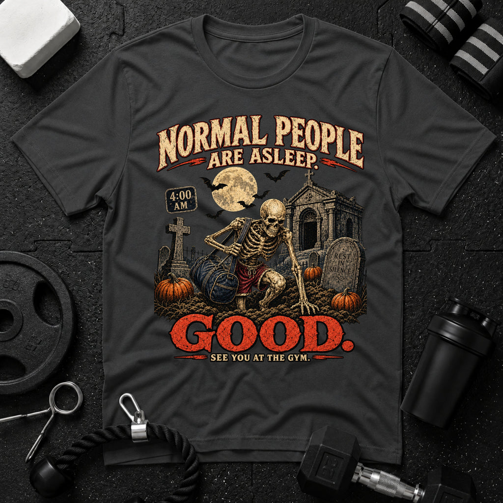 See you at the gym Dark Heather T-shirt mockup