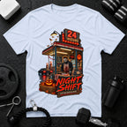 Sleep was never an option Light Blue T-shirt mockup