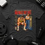 Sorry for what i said Dark Heather T-shirt mockup