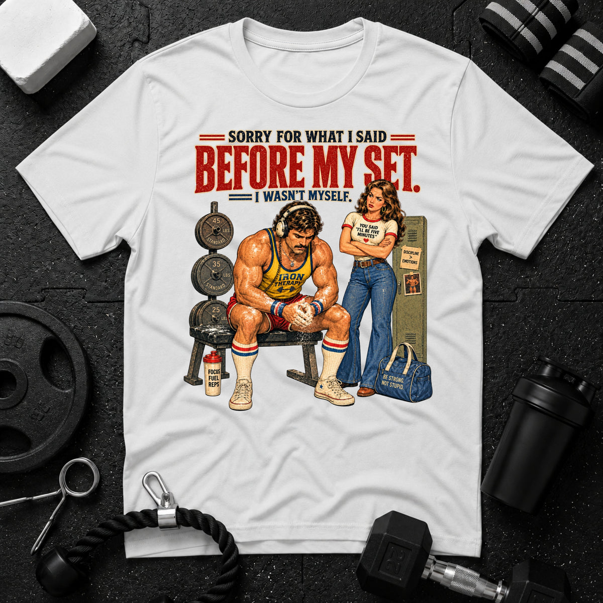 Sorry for what i said White T-shirt mockup