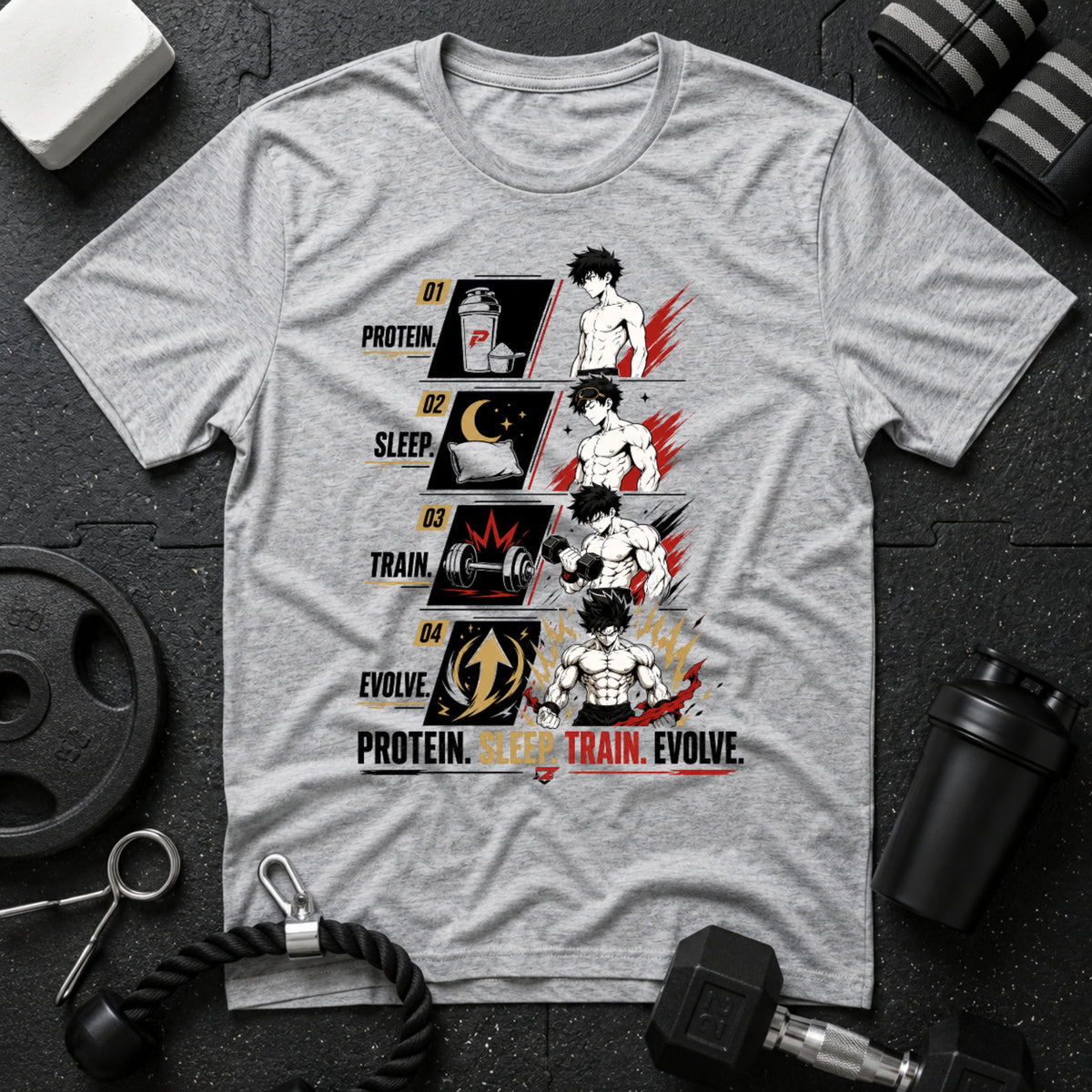 Protein. Sleep. Train. Evolve.