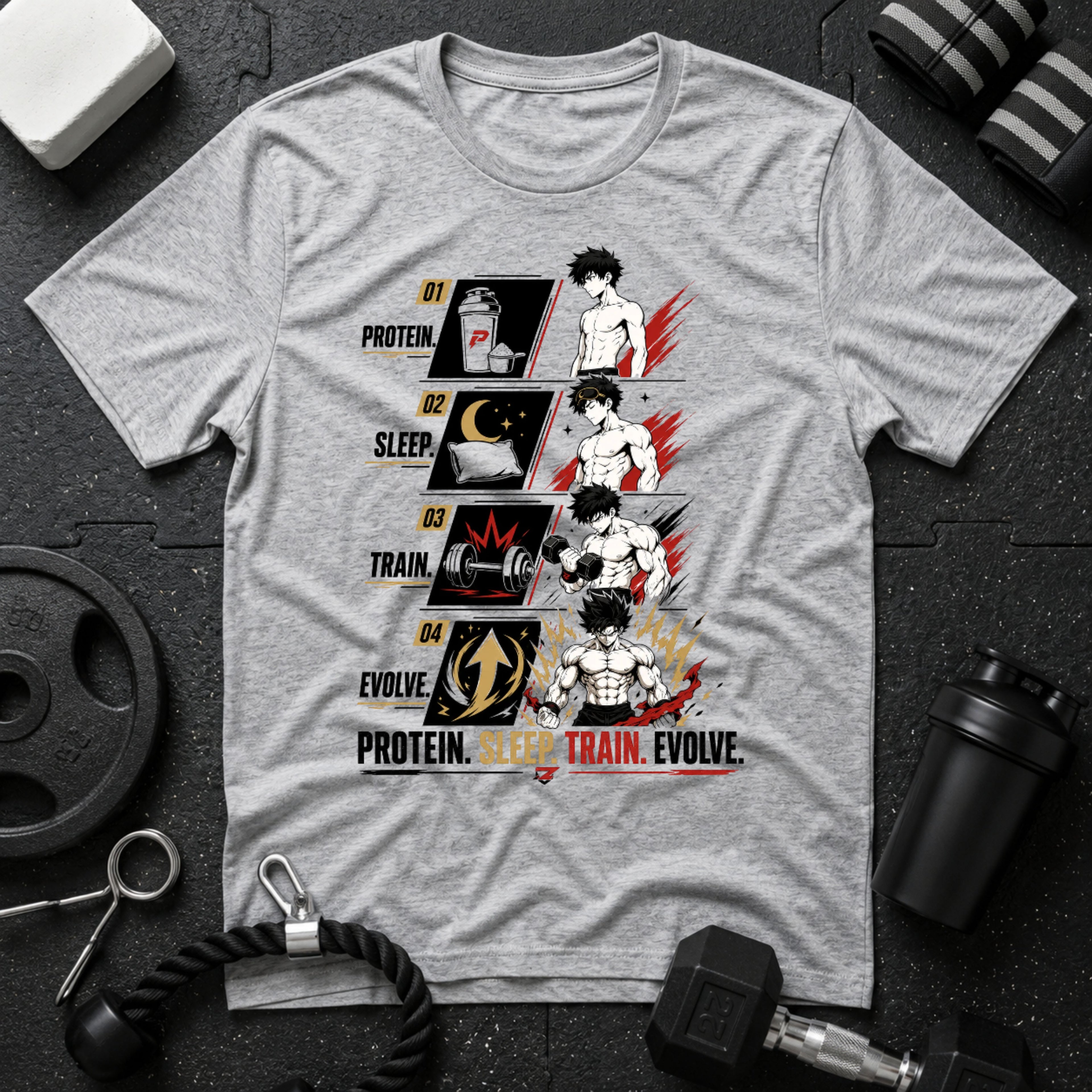 Protein. Sleep. Train. Evolve.