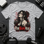 Pain Blooms Here  T-Shirt