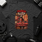The protein butcher Dark Heather T-shirt mockup