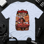 The protein butcher Light Blue T-shirt mockup