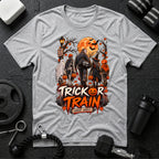 Trick Or Train Sport Grey T-shirt mockup