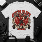 Gym Rat White T-shirt mockup