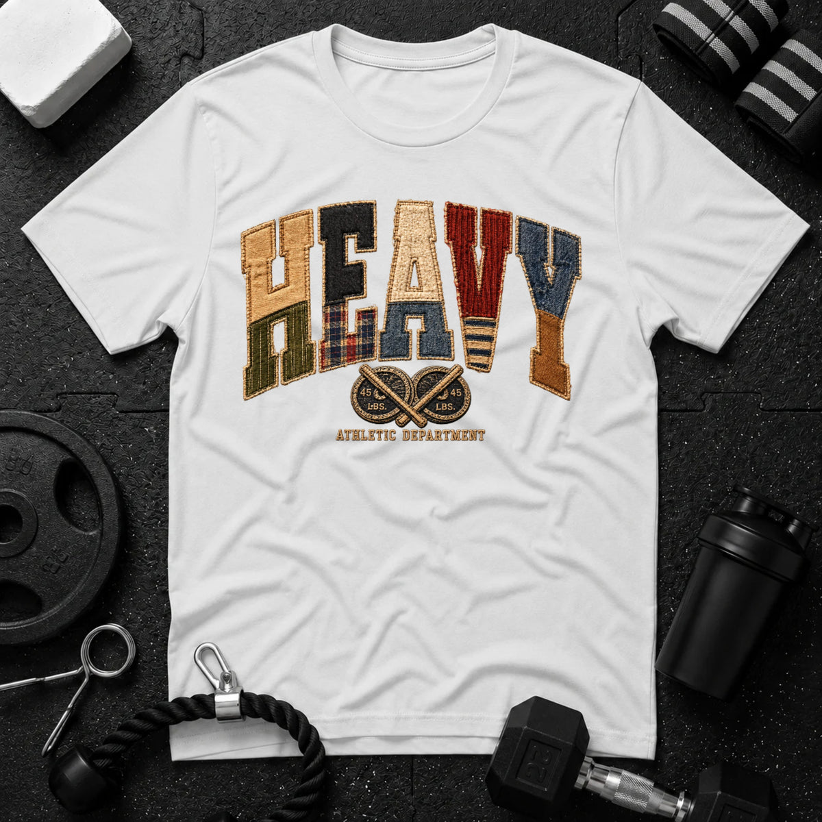 Heavy White T-shirt mockup