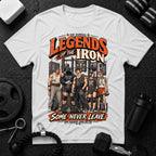Legend Of The Iron White T-shirt mockup